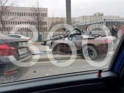 Боец MMA Борода прокомментировал аварию с его Lamborghini