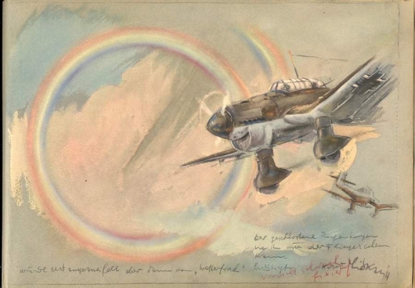 Немецкие рисунки времен Второй мировой войны