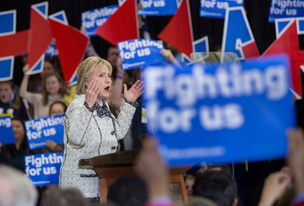 Хиллари Клинтон и ее сторонники на праймериз в Южной Каролине. 27 февраля 2016 
