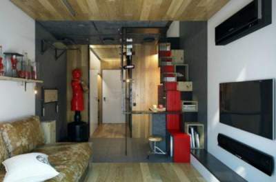Украинские дизайнеры показали впечатляющий интерьер маленькой квартиры. Фото