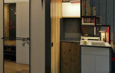 Украинские дизайнеры показали впечатляющий интерьер маленькой квартиры. Фото