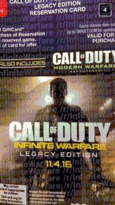 Дата релиза шутера Call of Duty: Infinite Warfare
