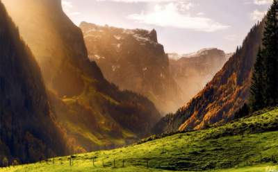 Швейцарские пейзажи для настоящих романтиков. Фото