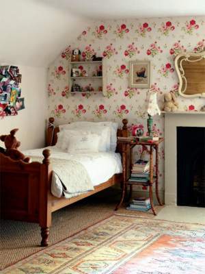 Романтичный прованс в оформлении спальни. Фото