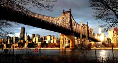 Мост Куинсборо - один из самых известных мостов Нью-Йорка. Фото