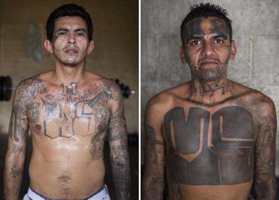 Заключенные самой опасной тюрьмы Сальвадора. Фото