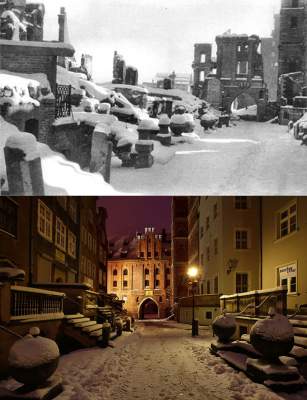 Мрачные снимки Гданьска времен Второй Мировой. Фото
