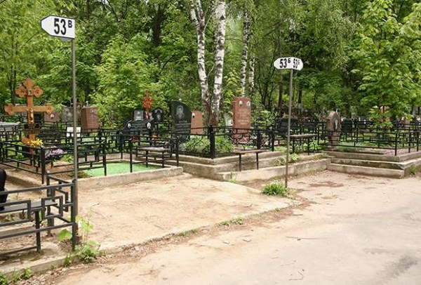 Хованское кладбище неделю спустя