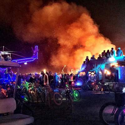 Фестиваль Burning Man - фантастический арт посреди пустыни