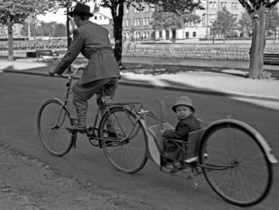 Странные велосипеды на исторических снимках. Фото