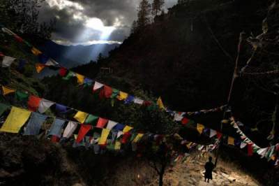 Необычные снимки крошечного гималайского королевства Бутан. Фото