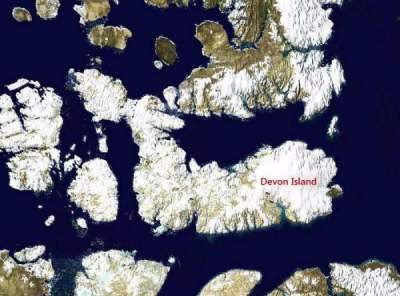 Необитаемый остров, очень похожий на Марс. Фото