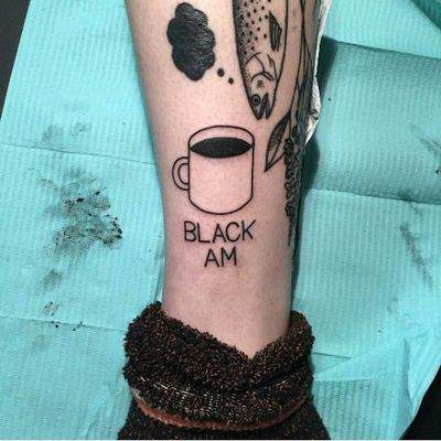 Кофейные татуировки для истинных кофеманов. Фото