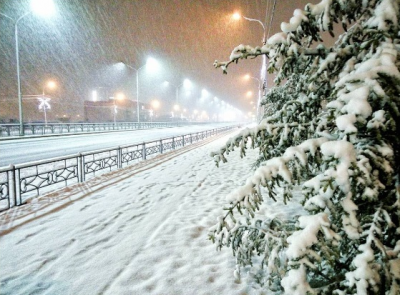 Красноярск 9 мая засыпало снегом. Фото