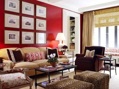 Яркие краски в интерьере: красный цвет в интерьере вашего дома. Фото