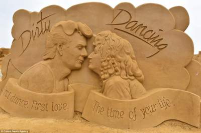 Лучшие работы на фестивале песчаных скульптур в Остенде. Фото