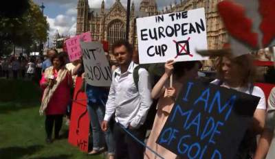 В Лондоне массовые протесты против результатов референдума