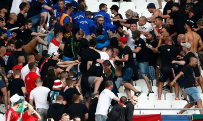 В Марселе вновь подрались футбольные фаны