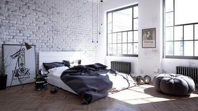Сногсшибательные идеи оформления спален в стиле лофт. Фото