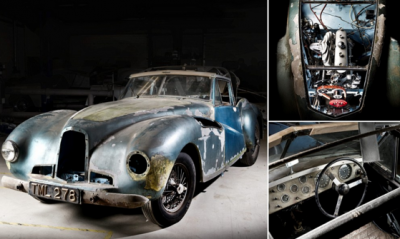 На аукцион выставили Aston Martin DB2, украденный 14 лет назад