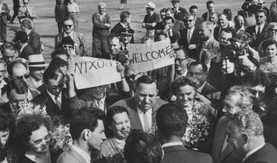 Историческая встреча Никсона и Хрущева. Фото