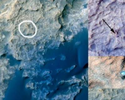 NASA показало фото марсохода на поверхности Марса