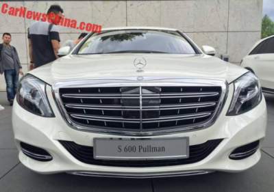 Появились шпионские фото лимузина Mercedes-Maybach S600 Pullman
