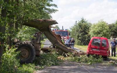 В Польше во время урагана погибли четыре человека
