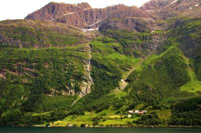 Живописная страна фьордов: живописная красота. Норвегии. Фото