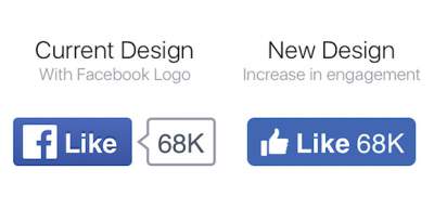 Facebook изменил дизайн кнопки "Лайк"