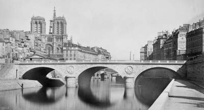 Раритетные снимка Парижа середины XIX века. Фото