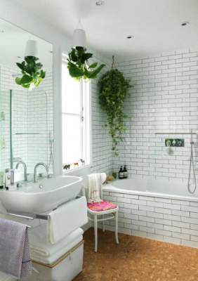 Необычные способы украсить ванную комнату. Фото