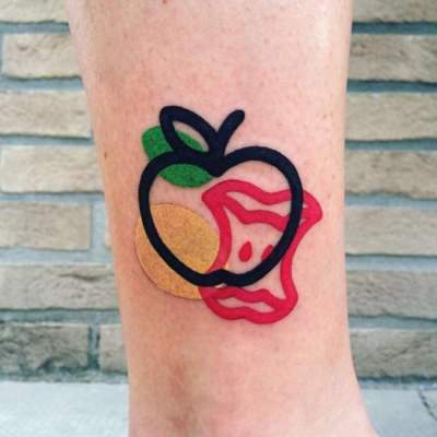 Забавные татуировки от итальянского мастера. Фото