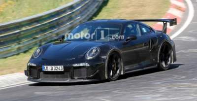 В Нюрбургринге заметили прототип обновленного Porsche GT2