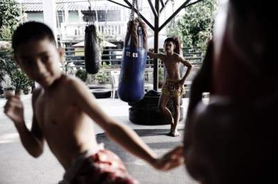 Жесткие условия воспитания бойцов боев без правил. Фото