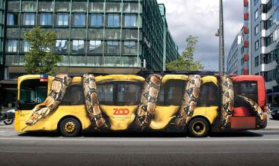 Самые креативные примеры рекламы на автобусах. Фото