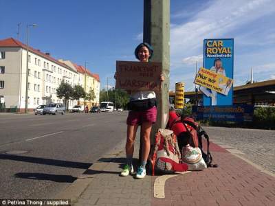 Девушка пересекла всю Евразию с 200 долларами в кармане. Фото