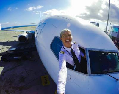 Шведская красавица-пилот Boeing 737 стала звездой Instagram. Фото