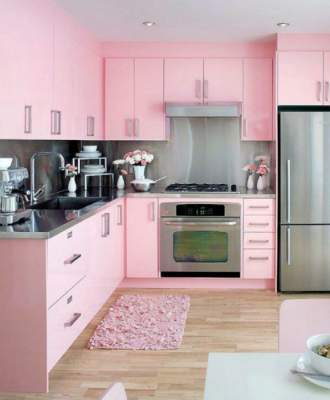 Яркие цветовые решения для оформления кухни. Фото