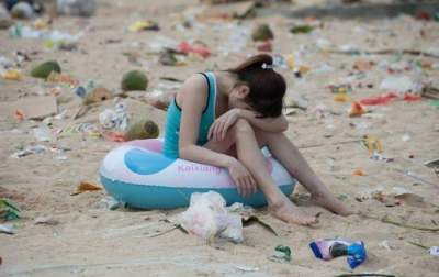 Шокирующие фото пляжа-свалки в Китае. Фото