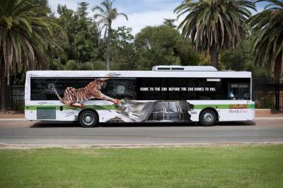 Самые креативные примеры рекламы на автобусах. Фото