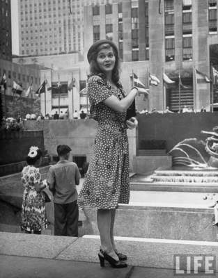  Нью-йоркские красавицы 1940-х годов. Фото