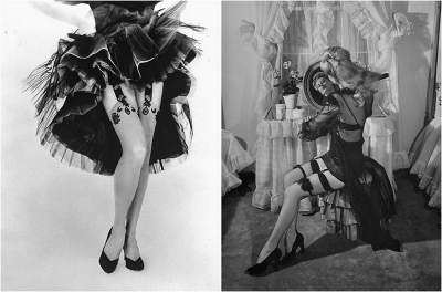 Винтажный гламур: очаровательные женщины в изящных чулках. Фото