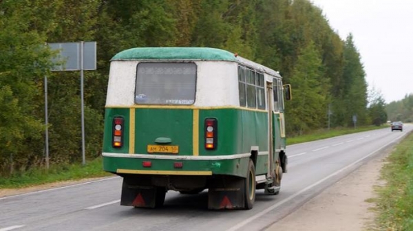 Необычный автобус-трудоголик