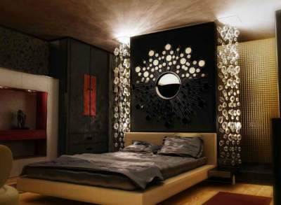 Правило одной стены: яркие идеи декора стены в изголовье кровати. Фото