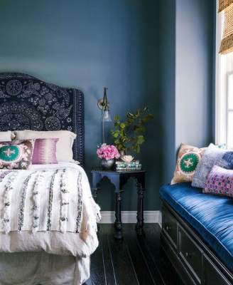 Лучшие цветовые сочетания для уютной спальни. Фото