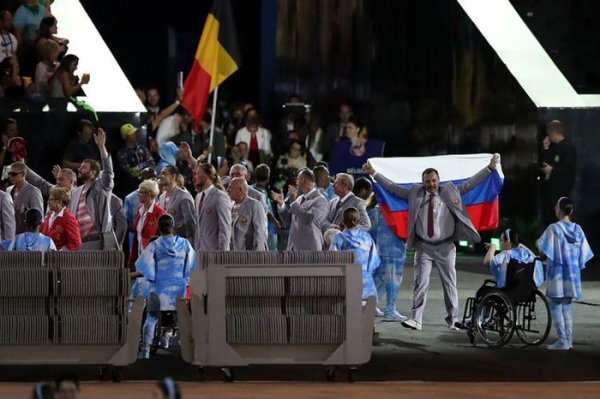 Триколор, развернутый в Рио белорусскими паралимпийцами, был “запасным вариантом”