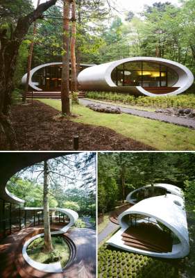 Необычные примеры современной японской архитектуры. Фото