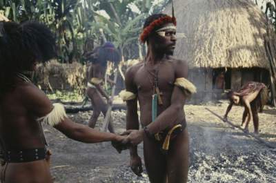 Жестокие традиции индонезийского племени Дани. Фото