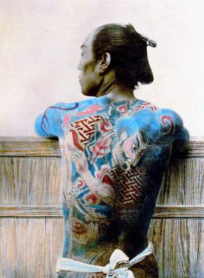 Такими татуировками японцы украшали себя еще в конце XIX века. Фото